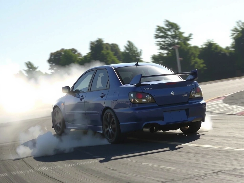 Momento de drift espectacular en circuito de Chickenroadtechs