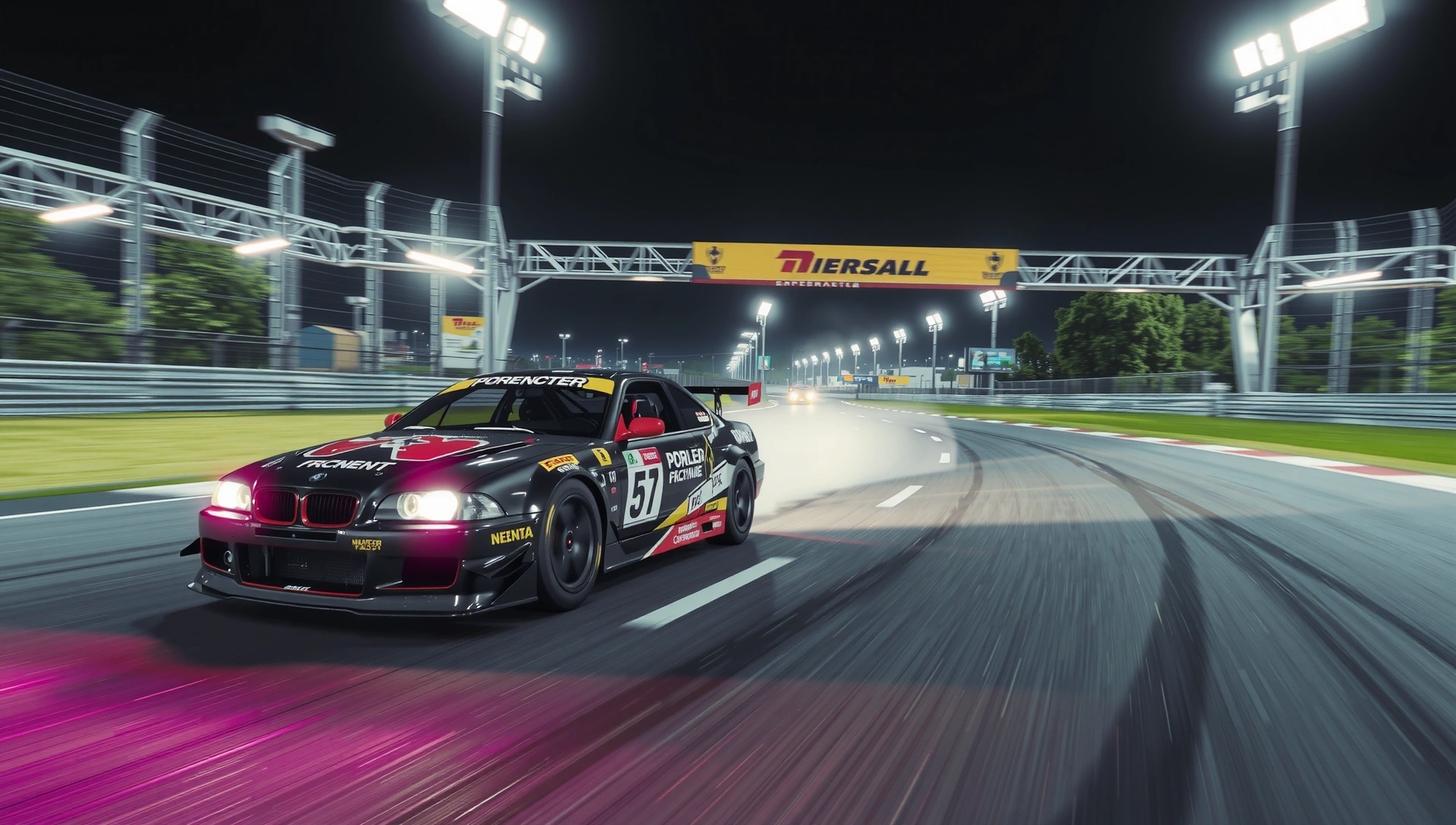 Fondo dinámico de carreras de velocidad