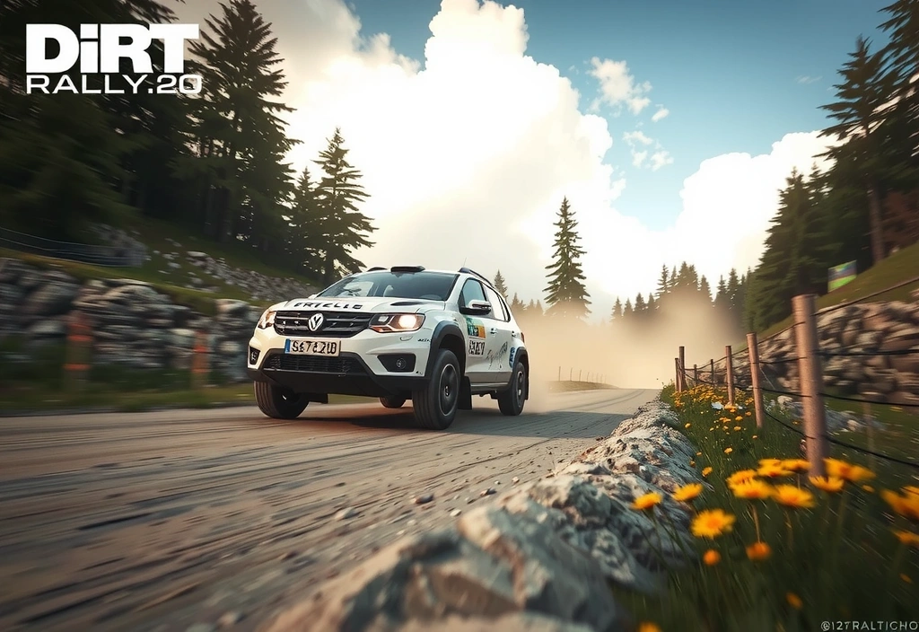 Captura DiRT Rally - Terreno de grava