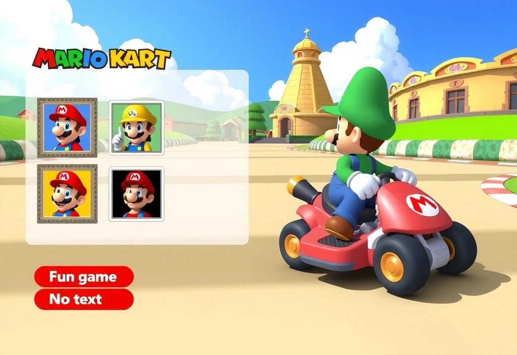 Captura Mario Kart - Selección