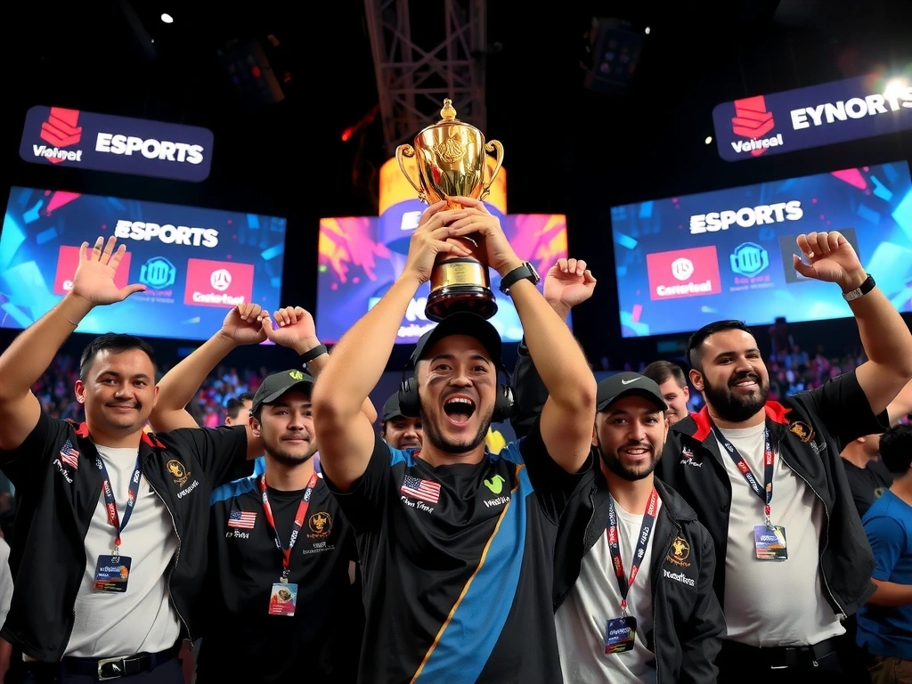 Equipo ganador en la final del campeonato de Chickenroadtechs